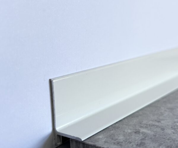 Plinta minimalista alba din aluminiu CLIPLIST 25X15 - imagine 4