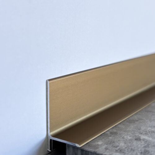 Plinta minimalista bronze din aluminiu CLIPLIST 25X15