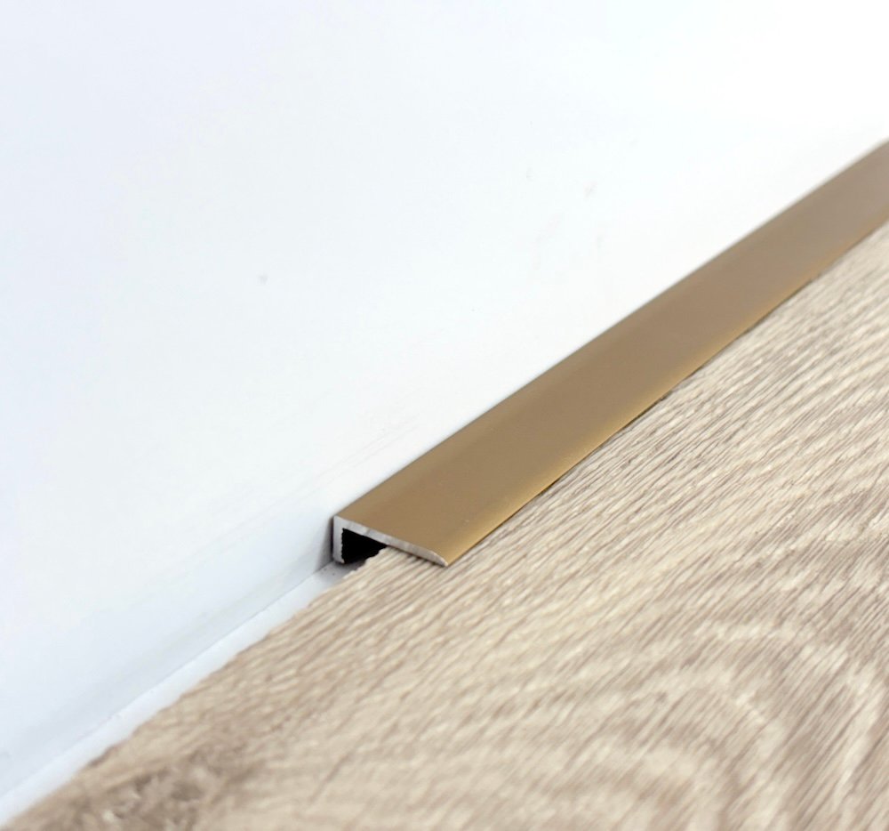 Plinta mini bronze din aluminiu CLIPLIST 1,5X18