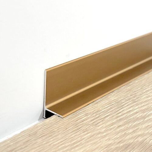 Plinta minimalista bronze din aluminiu CLIPLIST 25X15